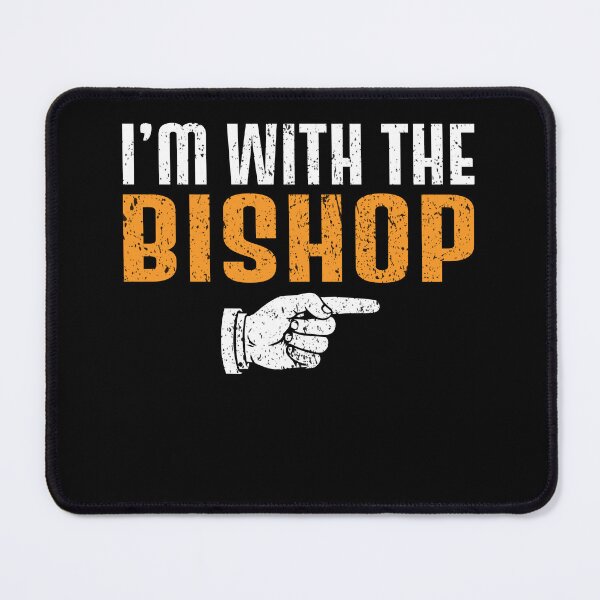 Item preview, I'm With The BISHOP Matching Couple Halloween designed and sold by mdmahabubur.