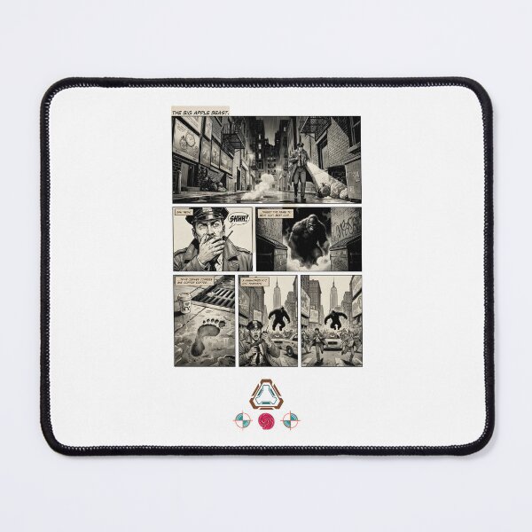 Item preview, The Big Apple Beast - Bigfoot in NYC Comic Page designed and sold by Whimsy Trail Co.