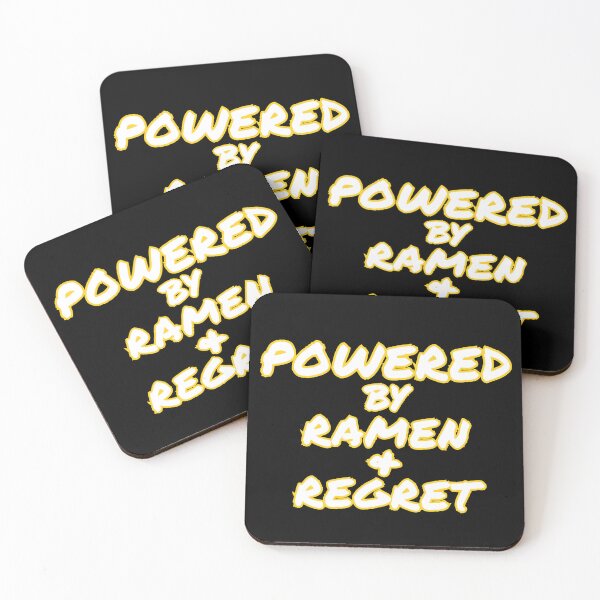 Item preview, Powered By Ramen & Regret Graphic designed and sold by Snedsdigital.