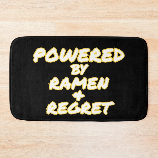 Item preview, Powered By Ramen & Regret Graphic designed and sold by Snedsdigital.