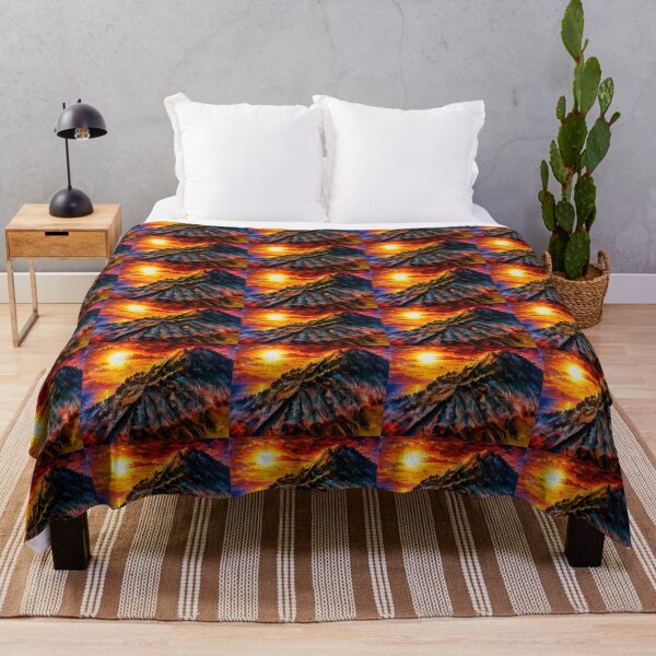 Item preview, Crimson Dusk Over Coastal Peaks designed and sold by Aquamarineelle.