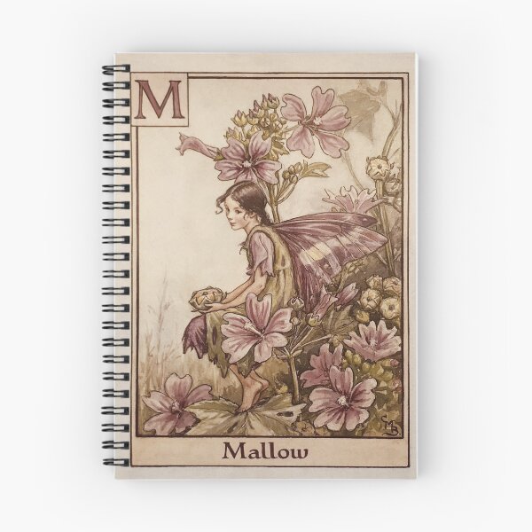 Item preview, The Letter M by Cicely Mary Barker - Fairy Wall Art – Vintage Mallow Flower Fairy – Nursery Decor designed and sold by RickE.