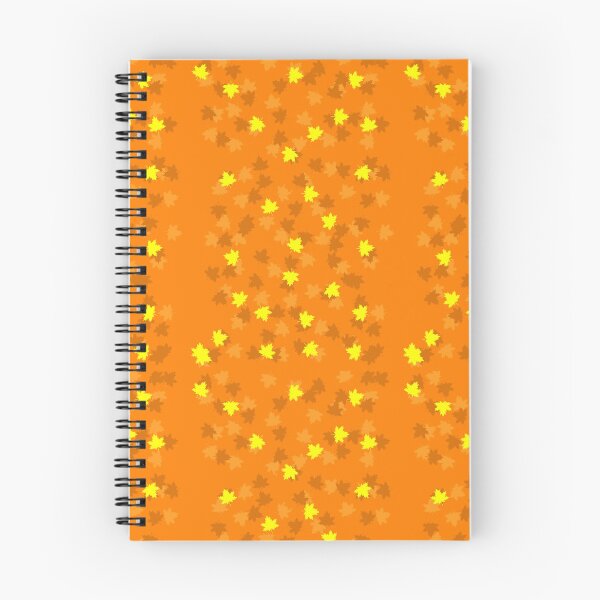Item preview, Autumn Maple Leaves – Bright Orange Fall Pattern designed and sold by 4Magic.