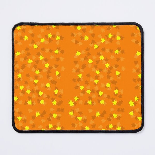 Item preview, Autumn Maple Leaves – Bright Orange Fall Pattern designed and sold by 4Magic.