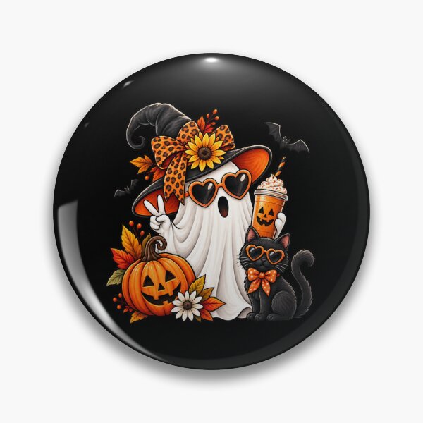 Item preview, Halloween Auntie Gift Ghost Pumpkin Art designed and sold by Corvoria.