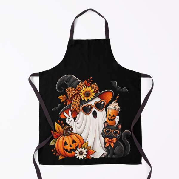 Item preview, Halloween Auntie Gift Ghost Pumpkin Art designed and sold by Corvoria.