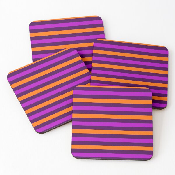 Item preview, Orange And Purple Stripes Design Purple  designed and sold by PatternTitan.