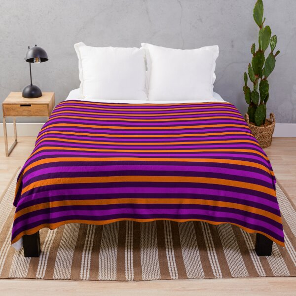 Item preview, Orange And Purple Stripes Design Purple designed and sold by PatternTitan.