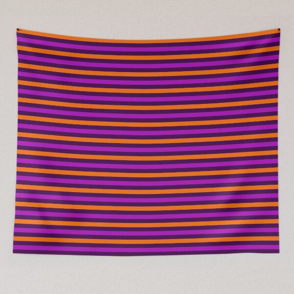 Item preview, Orange And Purple Stripes Design Purple  designed and sold by PatternTitan.