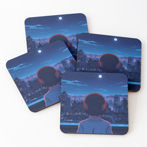 Item preview, Lo-Fi Nights Under Moonlight designed and sold by KuteVibes22.