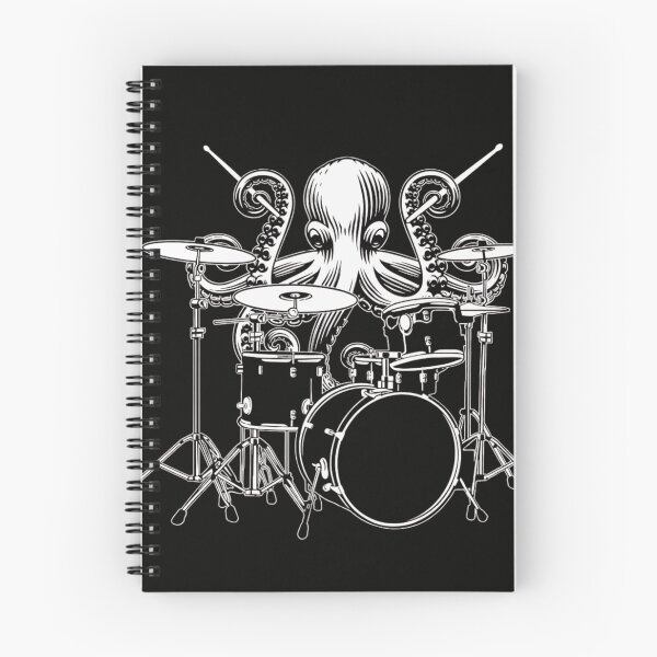 Item preview, Octopus Drummer Rock Musician - Drumming Sea Creature designed and sold by haitrieuic96.
