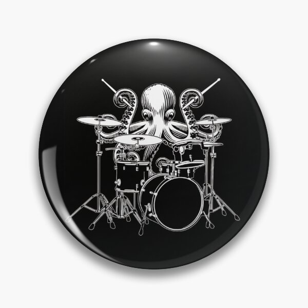 Item preview, Octopus Drummer Rock Musician - Drumming Sea Creature designed and sold by haitrieuic96.