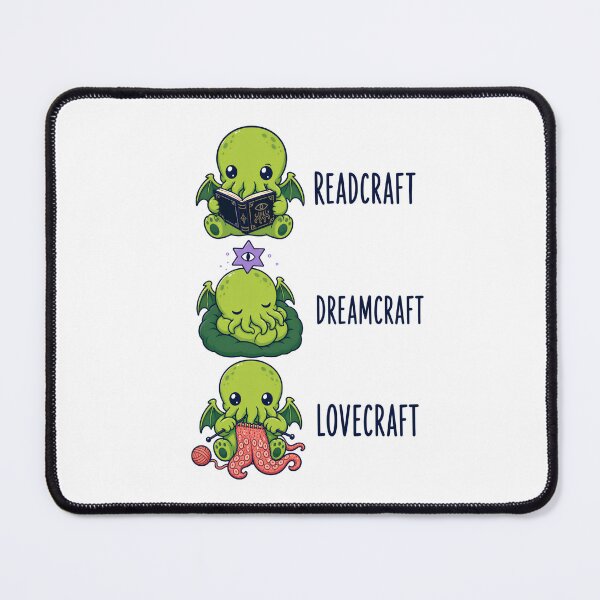 Item preview, Lovecraft Readcraft Dreamcraft - Cute Cozy Trio designed and sold by Fenay Designs.