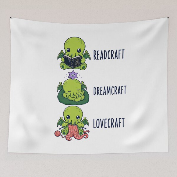 Item preview, Lovecraft Readcraft Dreamcraft - Cute Cozy Trio designed and sold by Fenay Designs.