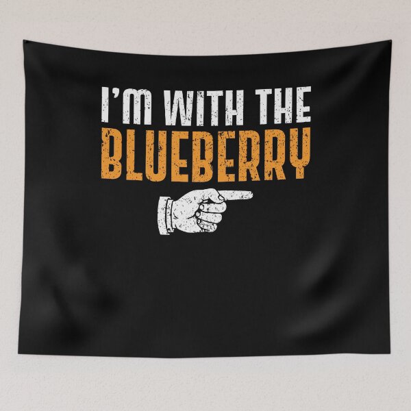 Item preview, I'm With The BLUEBERRY Matching Couple Halloween designed and sold by mdmahabubur.