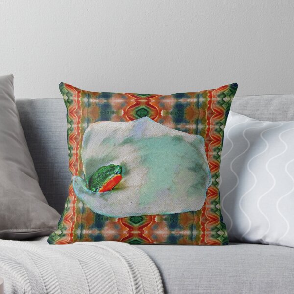 Item preview, Portrait of a Colombian Tree Frog King designed and sold by Diego-t.