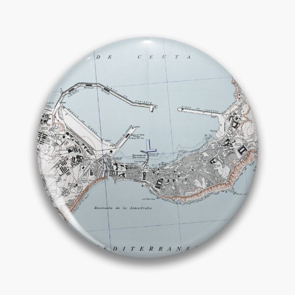 Item preview, Map of Ceuta designed and sold by Calimax61.