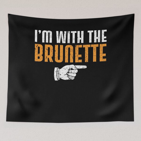 Item preview, I'm With The BRUNETTE Matching Couple Halloween designed and sold by mdmahabubur.