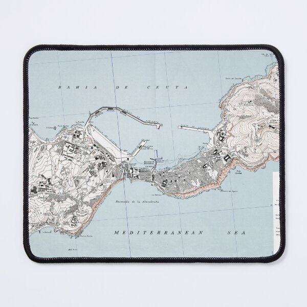 Item preview, Map of Ceuta designed and sold by Calimax61.