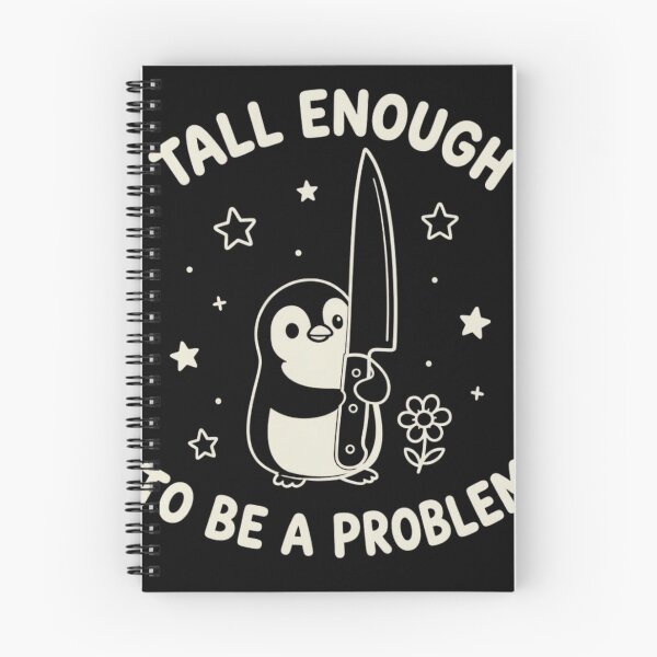 Item preview, Tall Enough To Be A Problem Funny Penguin With Knife designed and sold by haitrieuic96.