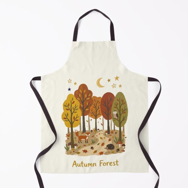 Item preview, Autumn Forest Cozy Fall Woodland Art designed and sold by Pasteltone.