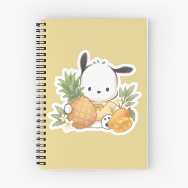 Item preview, Kawaii Pochacco Summer Vibes Sticker | Pineapple & Mango designed and sold by CyberCreatives.