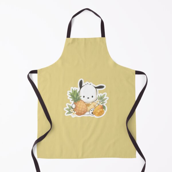 Item preview, Kawaii Pochacco Summer Vibes Sticker | Pineapple & Mango designed and sold by CyberCreatives.