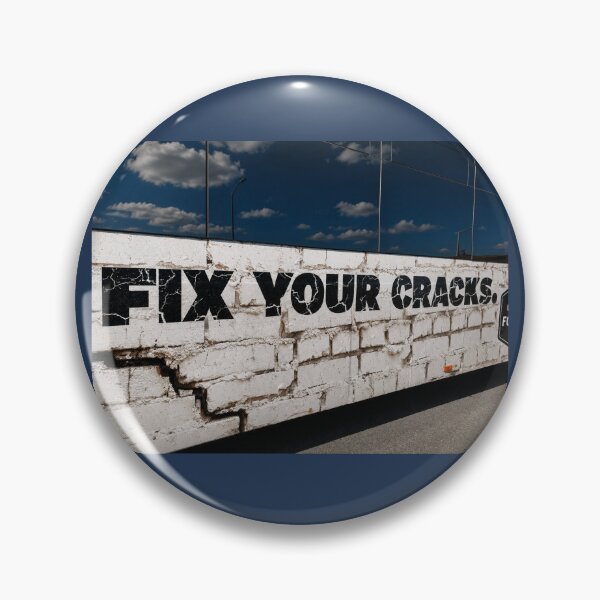 Item preview, Fix Your Cracks Mural - North Carolina Building designed and sold by Astute-Artio-Photography.