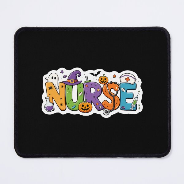 Item preview, NURSE HALLOWEEN colorful spooky designed and sold by YNELENT.