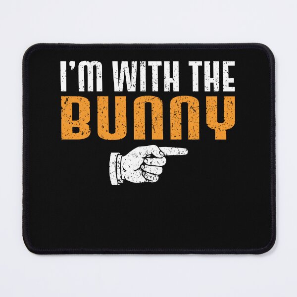 Item preview, I'm With The BUNNY Matching Couple Halloween designed and sold by mdmahabubur.