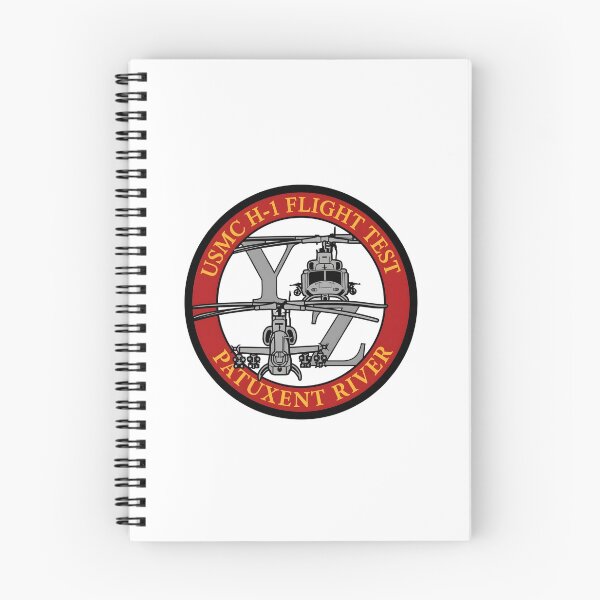 Item preview, USMC H-1 Flight Test Patuxent River Official Insignia Patch designed and sold by CharlieDesings.