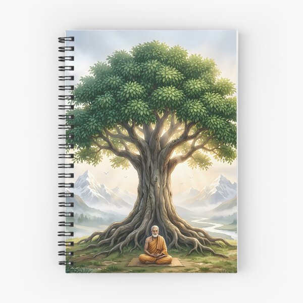 Item preview, Rooted Serenity Mindful Tree Art designed and sold by hutofdesigns.