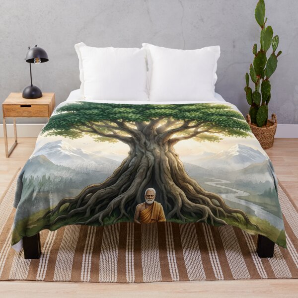 Item preview, Rooted Serenity Mindful Tree Art designed and sold by hutofdesigns.