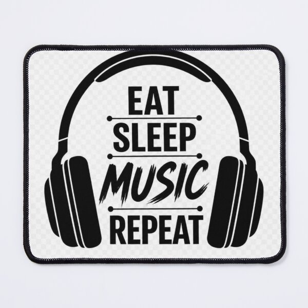 Item preview, Eat Sleep Music Repeat designed and sold by KuteVibes22.