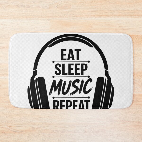 Item preview, Eat Sleep Music Repeat designed and sold by KuteVibes22.