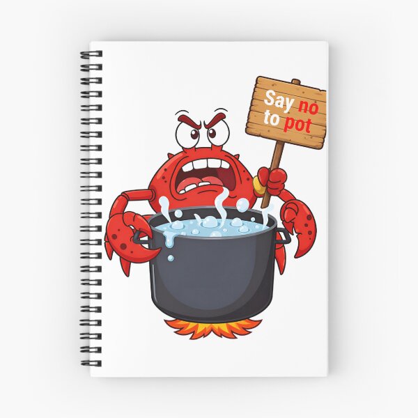 Item preview, Say No To Pot Funny Crab Designe designed and sold by AMCreatix.