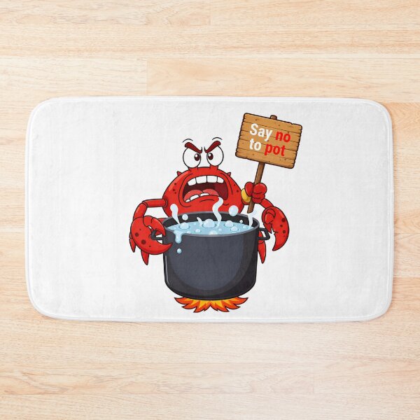 Item preview, Say No To Pot Funny Crab Designe designed and sold by AMCreatix.