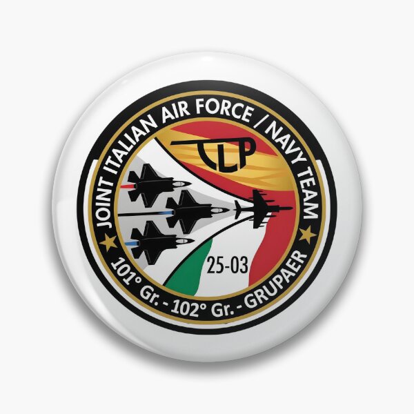 Item preview, Italian Air Force & Navy Joint Team TLP 25-03 Official Insignia Patch designed and sold by CharlieDesings.