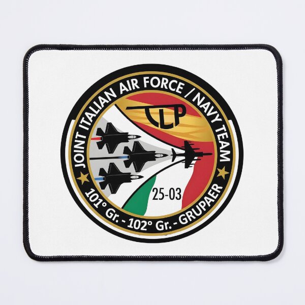 Item preview, Italian Air Force & Navy Joint Team TLP 25-03 Official Insignia Patch designed and sold by CharlieDesings.