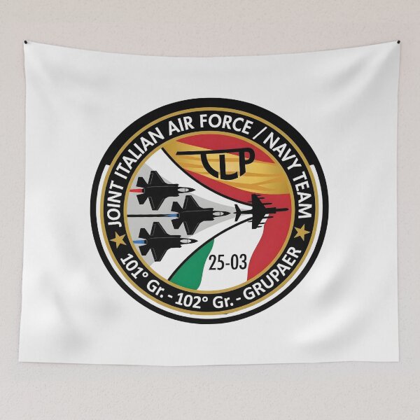 Item preview, Italian Air Force & Navy Joint Team TLP 25-03 Official Insignia Patch designed and sold by CharlieDesings.