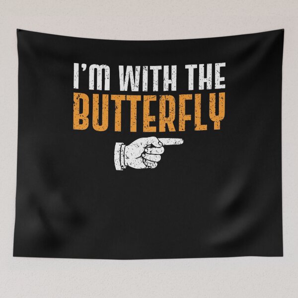 Item preview, I'm With The BUTTERFLY Matching Couple Halloween designed and sold by mdmahabubur.