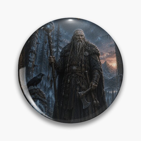 Item preview, The Viking Raven Seer – Keeper of Ancient Wisdom designed and sold by i-corp.
