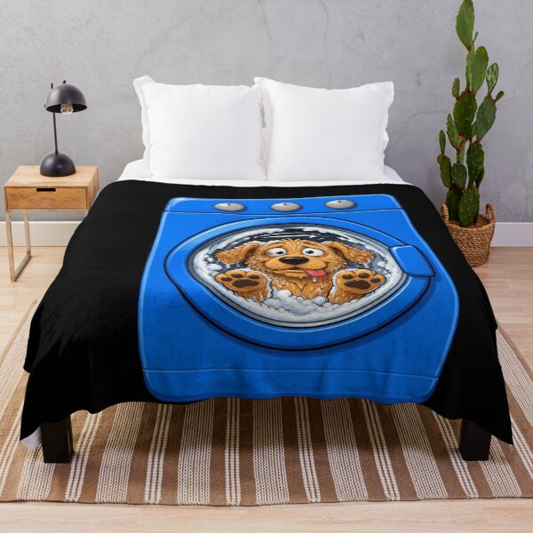 Item preview, Dizzy Dog Stuck In Washing Machine Funny Design designed and sold by BoyleDesignShop.