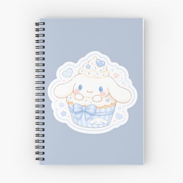 Item preview, Kawaii Cinnamoroll Cupcake | Soft Pastel Blue Dessert designed and sold by CyberCreatives.