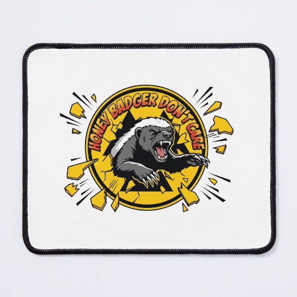 Item preview, Honey Badger Dont Care Pop Art Comic Burst designed and sold by Arc2020.