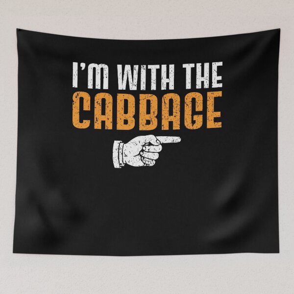 Item preview, I'm With The CABBAGE Matching Couple Halloween designed and sold by mdmahabubur.