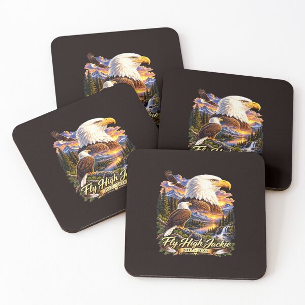 Item preview, Fly High Jackie, Jackie and Shadow Bald Eagle designed and sold by ChuyenSuperx.