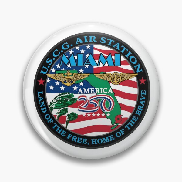 Item preview, USCG Air Station Miami America 250 Commemorative Emblem designed and sold by CharlieDesings.