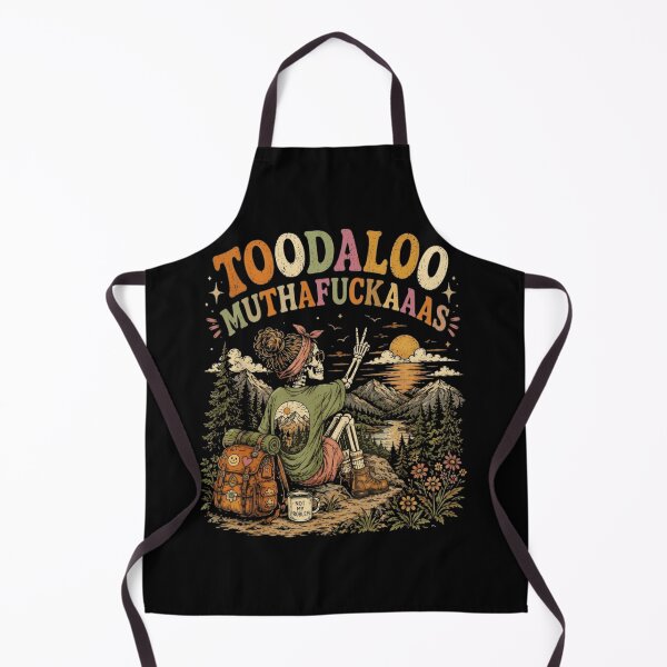 Item preview, Toodaloo Skeleton Hiker Funny Vintage Camping Sunset designed and sold by haitrieuic96.