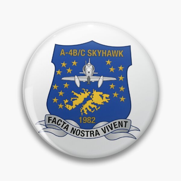 Item preview, Argentine Air Force A-4B/C Skyhawk Falklands War 1982 Commemorative Emblem designed and sold by CharlieDesings.